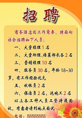 招聘展板圖片