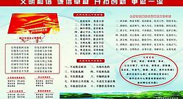 文明展板圖片