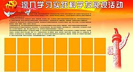 科學展板圖片