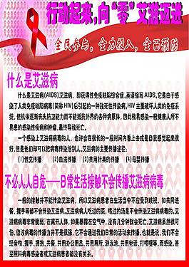 艾滋宣傳展板圖片