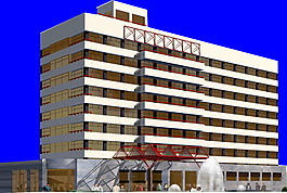 樓房建筑素材PSD