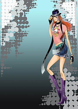 免費(fèi)購(gòu)物女性PSD模板