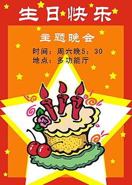 生日海報