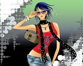 免費(fèi)購(gòu)物女性PSD模板