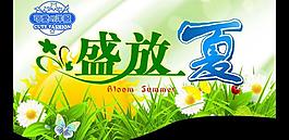 夏季吊旗圖片