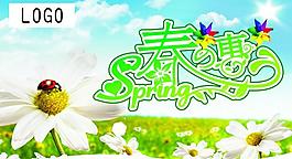 春天 春季 吊旗图片