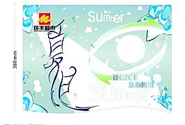 夏日吊旗圖片