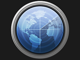 手機(jī)雷達(dá)APP軟件圖標(biāo)PSD素材