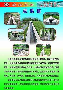 水利展板圖片