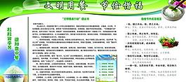文明用餐展板圖片