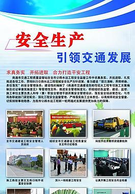 安全生产展板图片