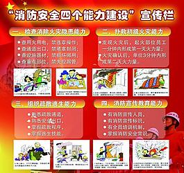 消防建设展板图片