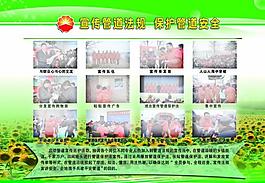 管道安全展板圖片