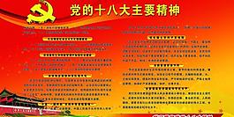 十八大精神展板圖片