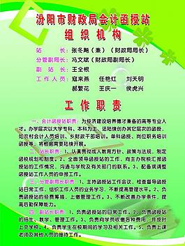 工作職責(zé)展板圖片