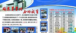 学校简洁展板图片