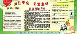 安全月展板图片