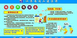 施工用電安全展板圖片