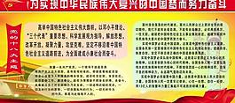 十八大主题宣传展板图片