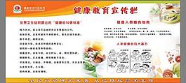 健康宣傳欄展板圖片