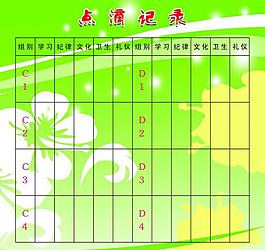 綠色背景展板模板圖片