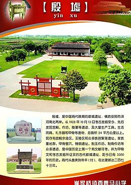 安陽名勝展板圖片