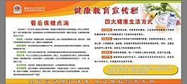 健康宣傳欄展板圖片