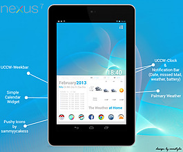 nexus7全息瓷磚