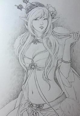 素描卡通人物圖片