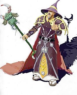 魔獸世界人類術士圖片