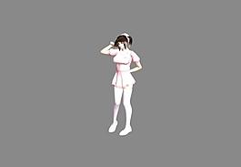 3d护士图片
