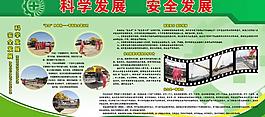 科技綠色展板圖片