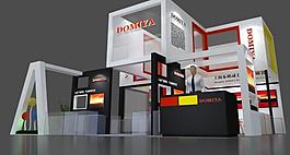 展覽3d模型圖片