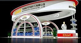 展覽3d模型圖片