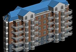 3d高檔小區(qū)圖片