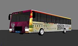 公交车3d模型图片