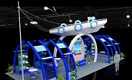 展覽展示展廳3d模型圖片