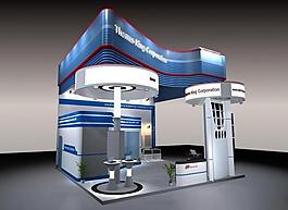 展覽展示展廳3d模型圖片