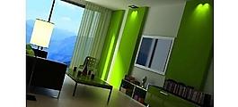 綠色現(xiàn)代客廳3d模型圖片