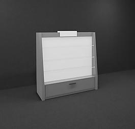 展柜柜臺3d模型圖片