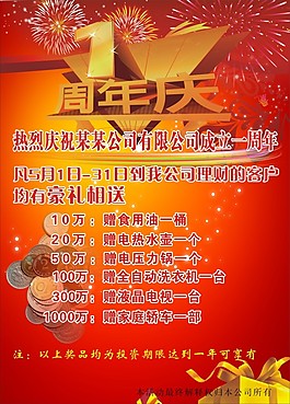 一周年展架