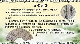 文字起源展板圖片