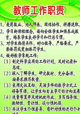 學(xué)校制度 展板圖片