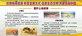 愛護土地資源展板圖片