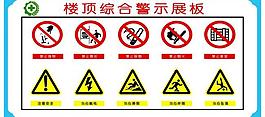 安全警示展板圖片