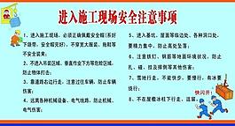 安全生产展板图片