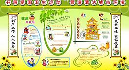 愛國衛生展板圖片