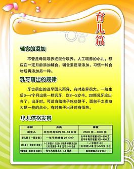 育兒篇展板圖片