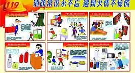 消防知识展板图片