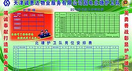 护卫队展板图片
